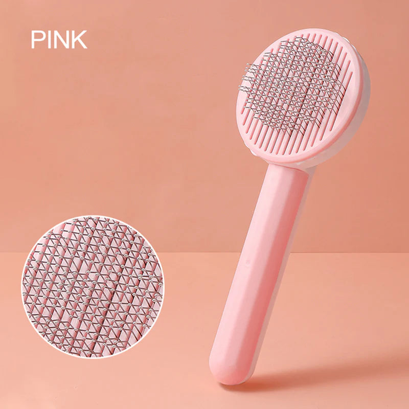 Pet Cat Brush Dog Comb Self Cleaning Slicker Brush for Cat Dog Hair Removes Tangled Pet Hair Massages Comb Cats Accessories